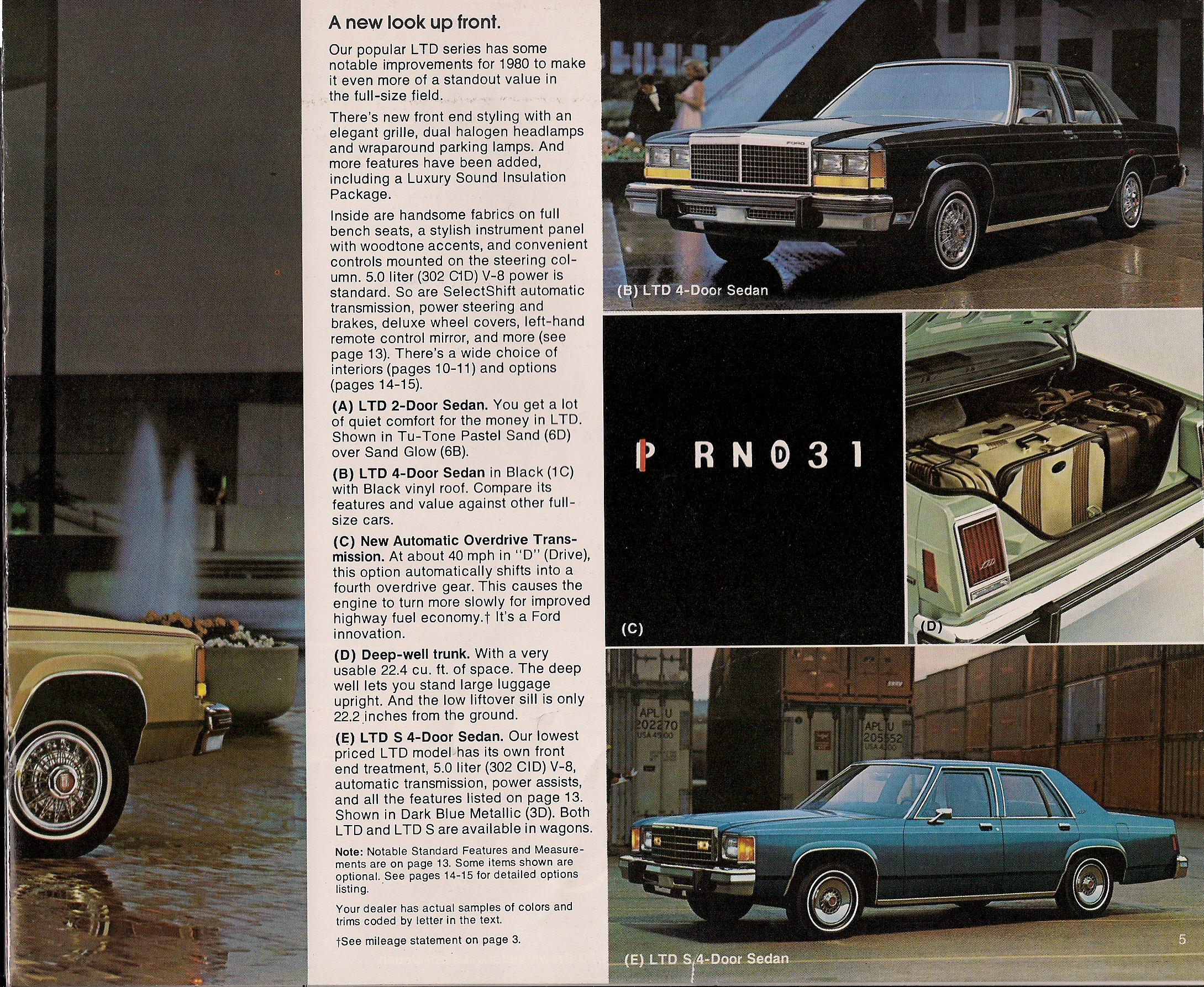 1980 Ford LTD Brochure Page 9